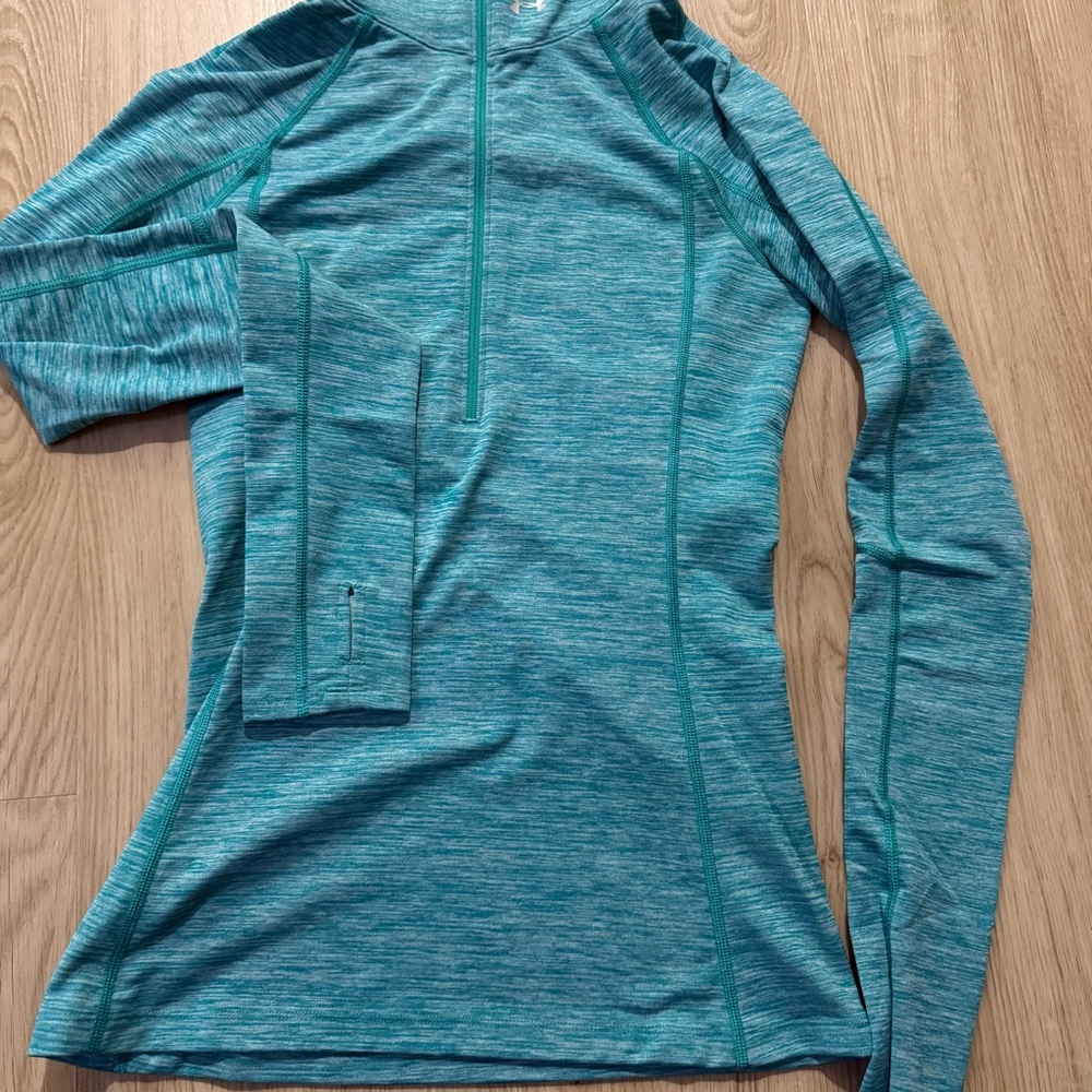 Teal Long Sleeve Athletic Top